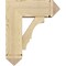Ekena Millwork Balboa Arts and Crafts Rough Sawn Bracket w/ Offset Brace, Douglas Fir, 8"W x 20"D x 24"H BKT0806X20X24BOA03RDF - alternate 2